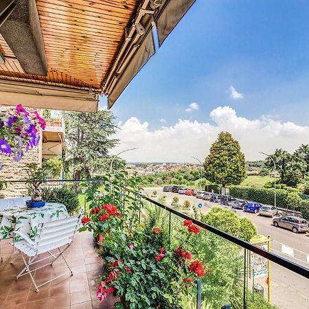Terrazza Piccolomini: Elegant Apartment Stunning View Over Rome/St Peter'S Dome Roma Exterior foto