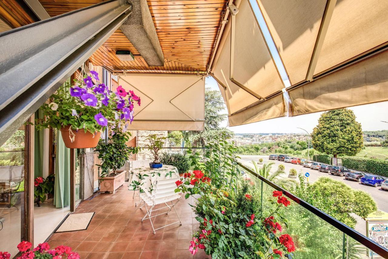 Terrazza Piccolomini: Elegant Apartment Stunning View Over Rome/St Peter'S Dome Roma Exterior foto